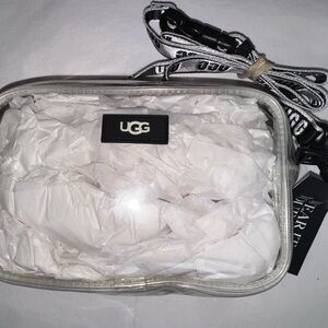 UGG Janey II Transparent Crossbody with Black Accents